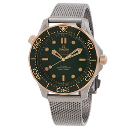 Omega Seamaster Chronometer Green Dial 210.90.42.20.10.001 Men's Watch