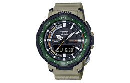 Мужские часы Casio PRO TREK, Коричневый prt-b70-5prd | brown