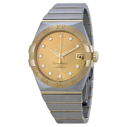 Pre-owned Omega Constellation Automatic Champagne Dial Mens Watch 12320382158001 123.20.38.21.58.001