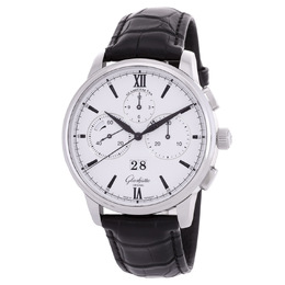 Glashuette Original Senator Automatic Chronograph Mens Watch, Model 1-37-01-05-02-35