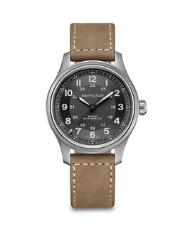Титановые часы Hamilton, 42 мм 4137976 | black/brown