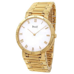 Pre-owned Patek Philippe Dancer Hand Wind White Dial Ladies Watch [94023 NK81]