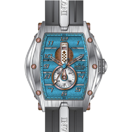 Invicta 47385 Mens Racing GMT Quartz Blue Dial Watch