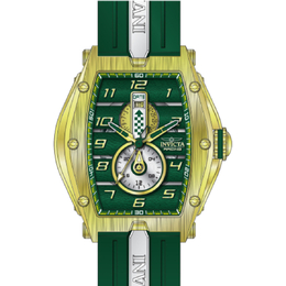 Invicta Racing Series GMT Quartz Green Dial Mens Watch 47387