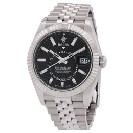 Rolex Sky-Dweller 326934BKSJ Automatic Chronometer Black Dial Men's Watch