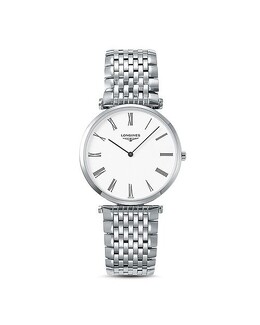 Часы La Grande Classique, 36 мм Longines, цвет Silver 1935039 | white/silver