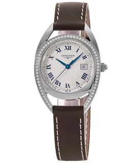 Longines Women's Watch L6.137.0.71.2 Silver Dial Diamond Bezel Chronograph Quartz Movement