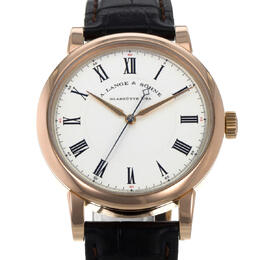 Pre-owned A. Lange & Sohne Richard Lange Hand Wind Silver Dial Mens Watch 232.032