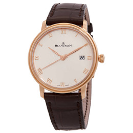Blancpain Villeret Ultraplate Automatic White Dial Watch 6224364255B