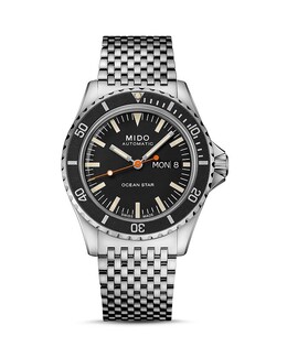 Часы Mido Ocean Star, 40,5 мм, серебряный 3449568 | black/silver