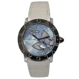 Pre-owned Bulgari Bulgari Automatic Blue Dial Ladies Watch 101897