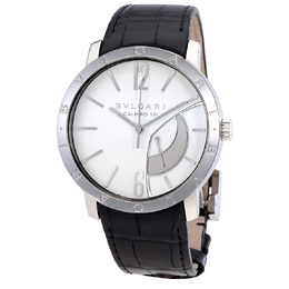 Pre-owned Bulgari Bulgari Bulgari White Dial Mens Watch 101870