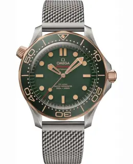Omega Seamaster Diver 300M Automatic Grey Dial Titanium Men's Watch Model: 21090422010001