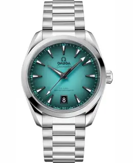 Omega Seamaster Aqua Terra 150M Automatic Turquoise Dial Steel Men's Watch 220.10.38.20.03.005