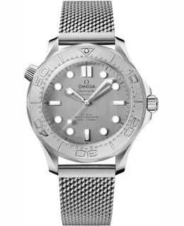 Omega Seamaster Diver 300M Automatic Grey Dial Stainless Steel Men's Watch Model 210.30.42.20.06.002