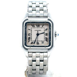 Pre-owned Cartier Panthere Quartz Silver Dial Ladies Watch 1310