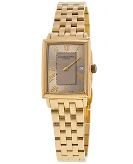 Raymond Weil Authentic Toccata Watch 5925-p-00100 Champagne Dial Yellow Gold PVD Steel