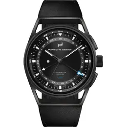 Porsche Design Black Leather Watch pd6023402005072ac Automatic Analogical