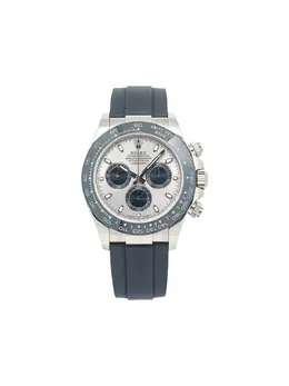 Rolex Daytona Pre-Owned 40mm Ref.28005083 Medium Grey White Gold Case with Sapphire Crystal Round Baton Dial Sub-Dial Chronograph Automatic Movement Tachymeter Scale