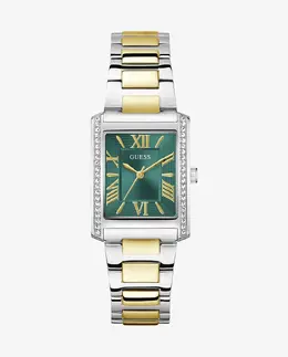 Женские часы Bonnie GW0874L2 из стали с двухцветным ремешком Guess, серебряный 91661564611 | plata
