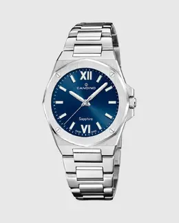 C4775/3 Женские часы Lady Elegance в серебристом стальном корпусе Candino, серебряный 8430622831775 | plata
