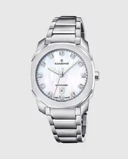 C4778/1 Парные женские часы из серебристой стали Candino, серебряный 8430622831805 | plata