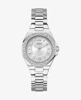Женские часы Contessa GW0877L1 из стали с серебряным ремешком Guess, серебряный 91661564475 | plata