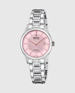 Женские часы F20068/3 Swiss Made Steel Classic серебристо-стальной корпус Festina, серебряный 8430622837753 | plata