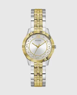 Женские часы Starstruck GW0765L1 из стали с серебряным ремешком Guess, серебряный 91661543395 | plata