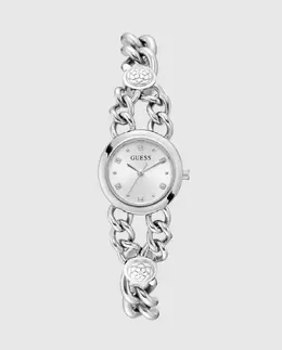 Женские часы Vienna GW0758L1 из стали с серебряным ремешком Guess, серебряный 91661543876 | plata