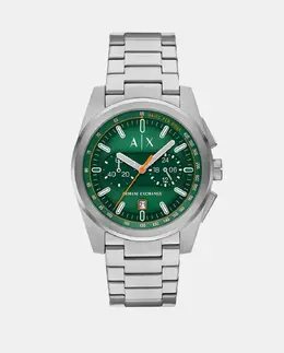 AX2862 Мужские стальные часы-хронограф Armani Exchange, серебряный 4064092328394 | plata
