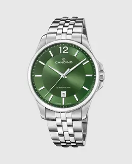 C4762/3 Gents Classic Timeless Мужские часы из серебристой стали Candino, серебряный 8430622813061 | plata
