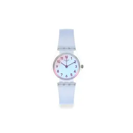 Повседневные синие часы с синим силиконовым ремешком Swatch, синий 7610522820241 | azul