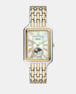 Raquel ES5399 многофункциональные двухцветные стальные женские часы Fossil, мультиколор 4064092327601 | multicolor