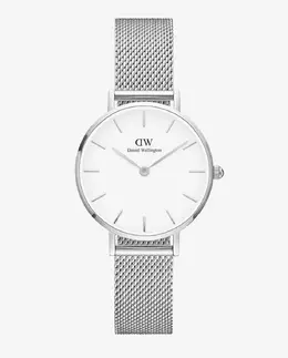 Женские часы Petite Mesh DW00100220 из стальной сетки Daniel Wellington, серебряный 7350068246661 | plata