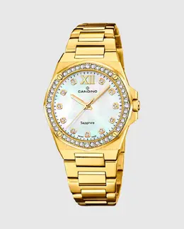 C4755/1 Женские часы Lady Elegance из позолоченной стали Candino, золото 8430622813405 | oro