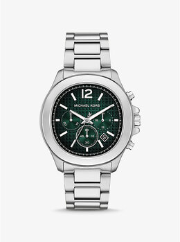 Крупные часы серебристо-серого цвета Michael Kors, серебряный mk9191 | silver