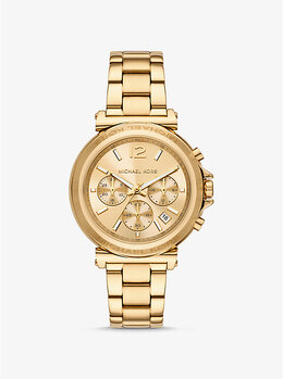Крупные часы Maren золотистого оттенка Michael Kors, золотой mk7493 | gold