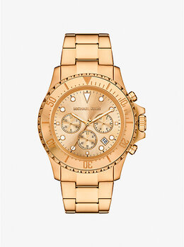 Крупные золотые часы Everest Michael Kors, золотой mko1159 | gold
