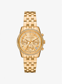 Мини-Часы Ritz Pavé в золотистом тоне Michael Kors, золотой mk7530 | gold