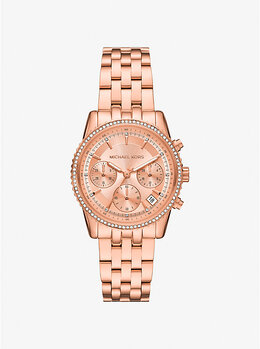 Мини-Часы Ritz Pavé из розового золота Michael Kors, золотой mk7531 | rose gold