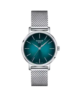 Женские часы из коллекции Everytime из стали Tissot, серебряный 30788 | plata