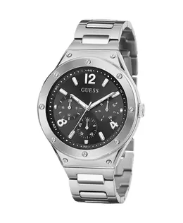 Мужские наручные часы многофункциональные серебристые 44 мм gw0454g1 Guess, серый 9859783885146 | grau