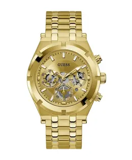 Мужские наручные часы Continental Gold gw0260g4 44мм Guess, желтый 9859713991002 | gelb