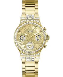Женские наручные часы Moonlight золотой браслет gw0320l2 Guess, желтый 9859692953946 | gelb