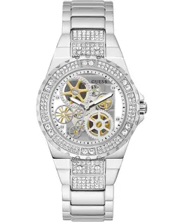 Женские наручные часы с раскрывающимся браслетом gw0302l1 Guess, серый 9859674931546 | grau