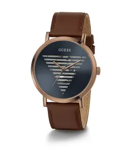 Мужские наручные часы Idol 44 мм кожаный браслет gw0503g4 Guess, коричневый 9859739517274 | braun