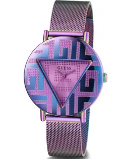 Женские наручные часы Iconic синие 36 мм gw0479l1 Guess, фиолетовый 9859778314586 | lila