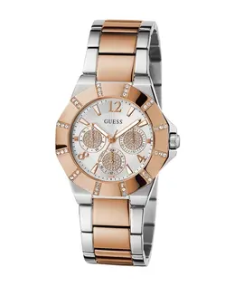 Женские наручные часы Sunray многофункциональные золото серебро 36 мм gw0616l3 Guess, коричневый 9859821961562 | braun