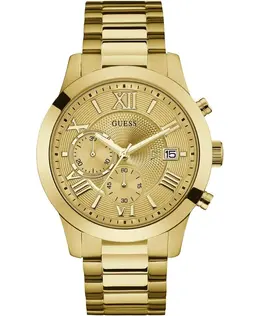 Мужские наручные часы-хронограф Atlas w0668g4 Guess, желтый 9859673293146 | gelb